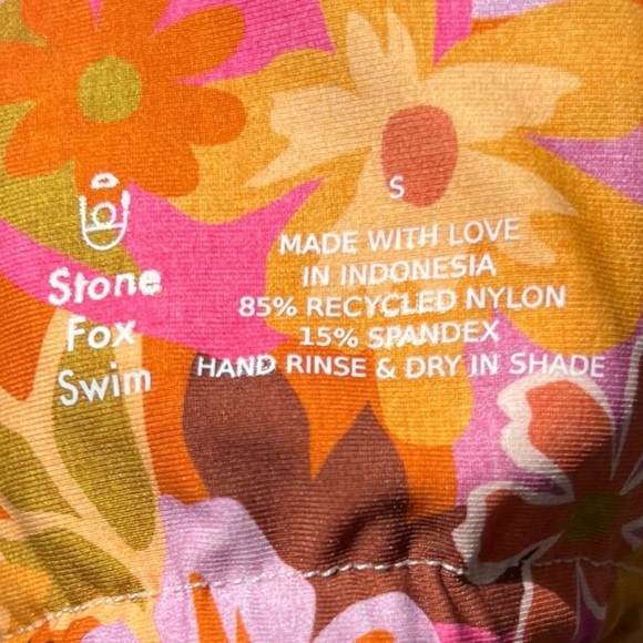 🌻NEW w.tags! Stone Fox Swim Retro Pop Bikini Set Size Small - Picture 5 of 16